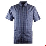 Espionage Check S/S Shirt - navy check